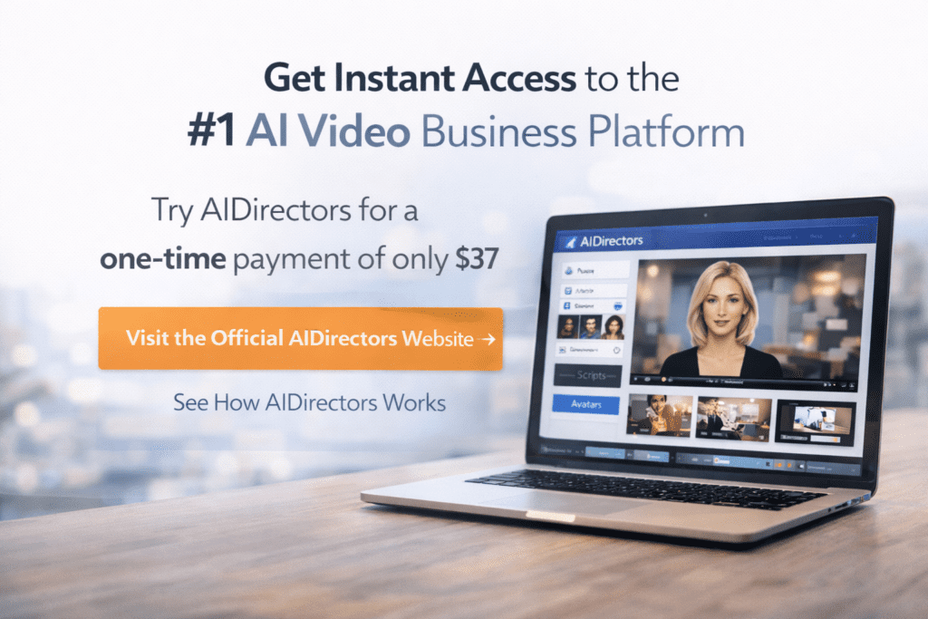 Final AIDirectors review call to action showing AI video creation platform